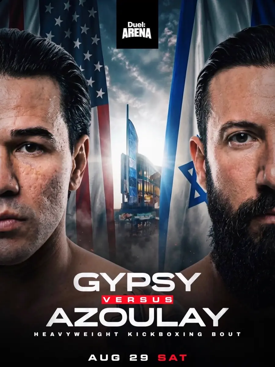 Gypsy Crusader vs King Azoulay event poster