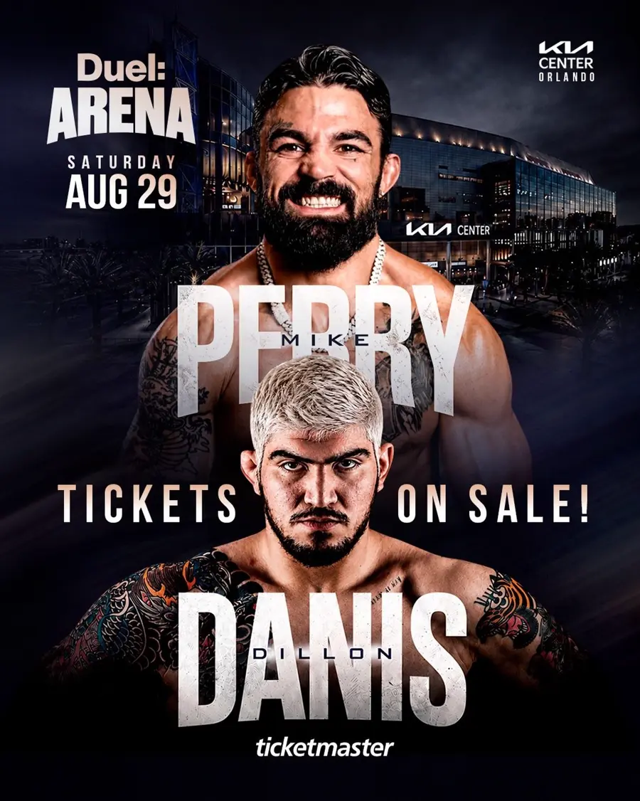 Original Perry vs Danis poster — Danis later withdrew