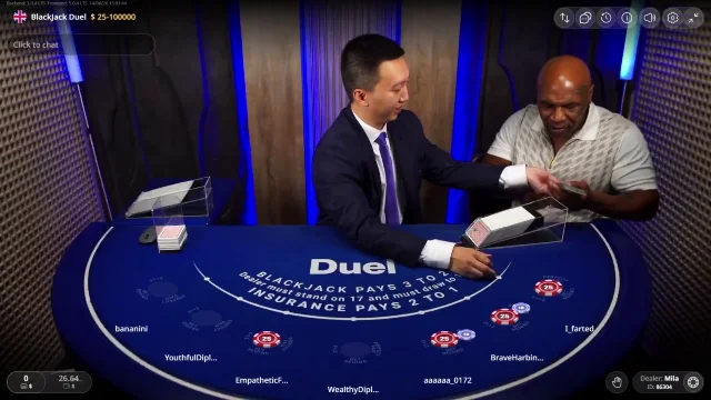 Blackjack session
